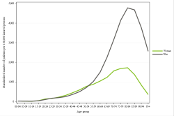 Rates by sex