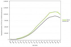 Rates by sex